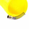 Forney Recoil Air Hose, Yellow, 1/4 in x 25ft 75418